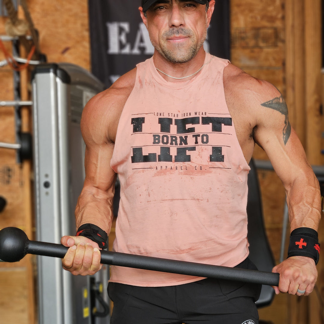 Born to Lift Cut Custom Cut Tank