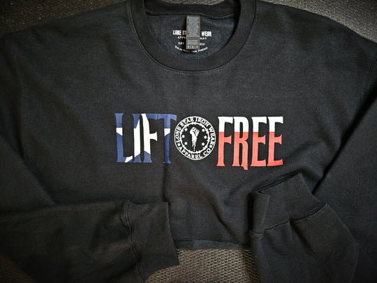 Lift Free Texas Cropped Crew