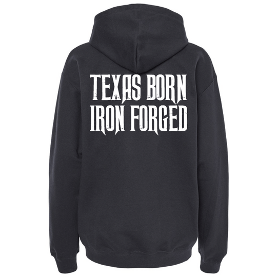 Lone Star Barbell Club variable Black / Medium Texas Born Iron Forged Hoodie