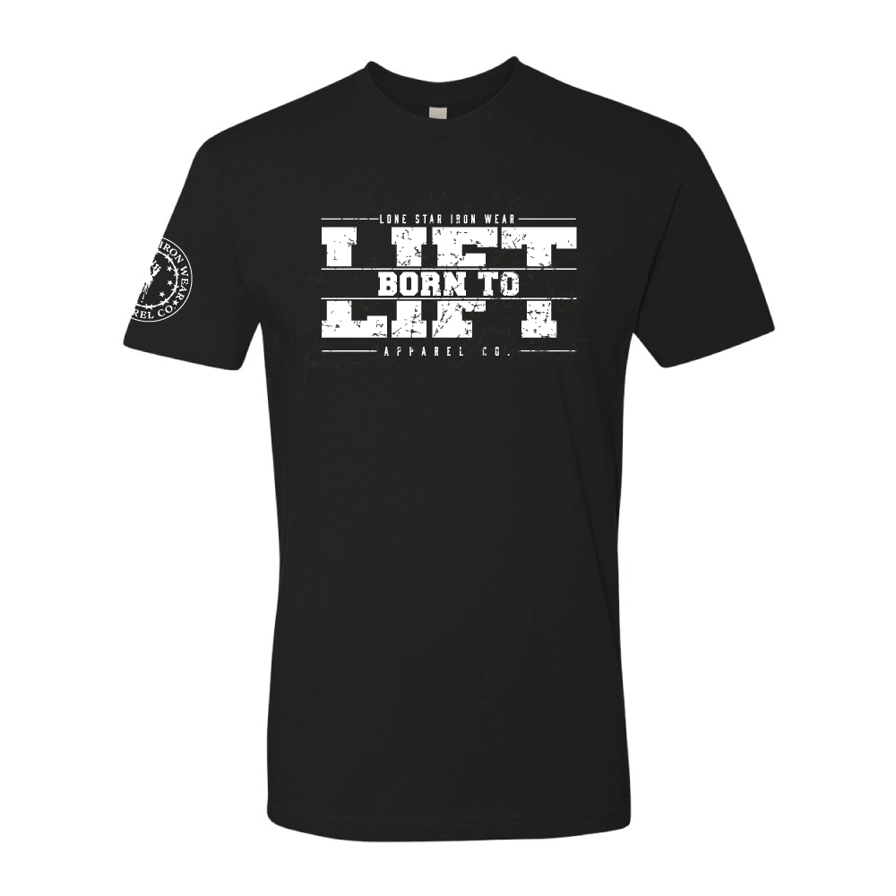 Lone Star Barbell Club variable Black / Small Born to Life Tee