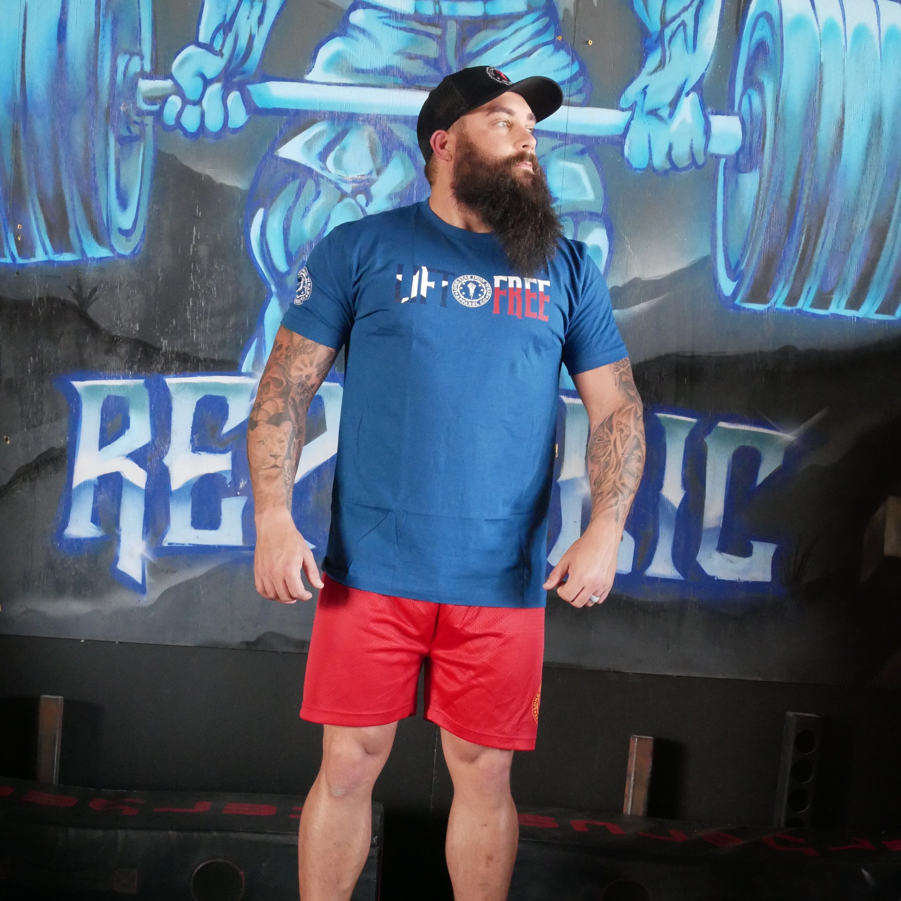 Lone Star Barbell Club variable Lift Free Texas Flag Tee