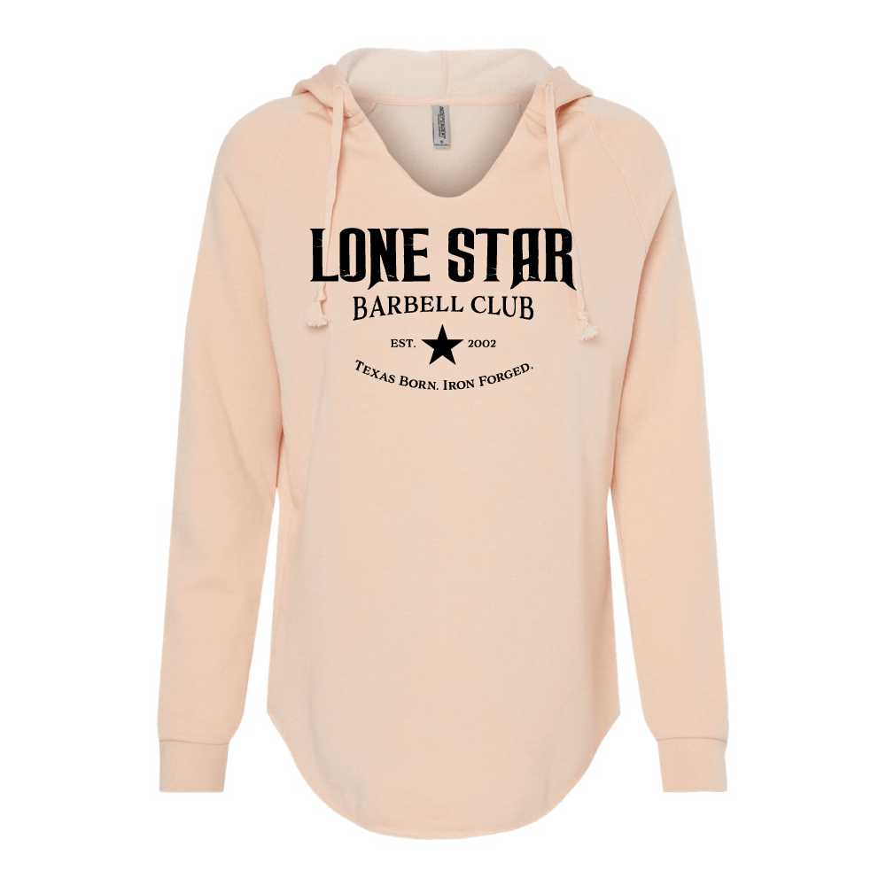 Lone Star Barbell Club variable Pink / Small Vintage Women's V-Neck Hoodie