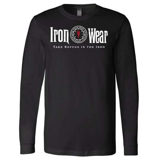 Lone Star Barbell Club variable Small / Black Take Refuge in the Iron Long Sleeve Tee