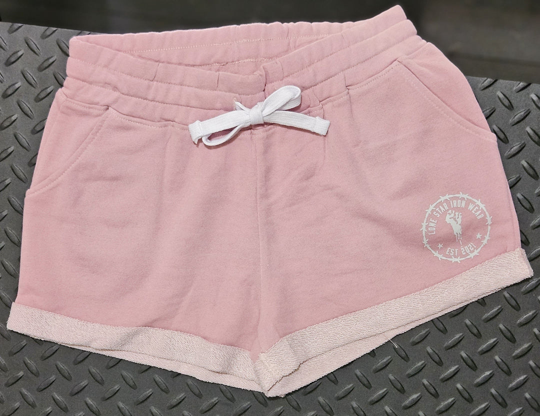 Lone Star Barbell Club variable Soft Pink / Small Women's French Terry Cuff Shorts