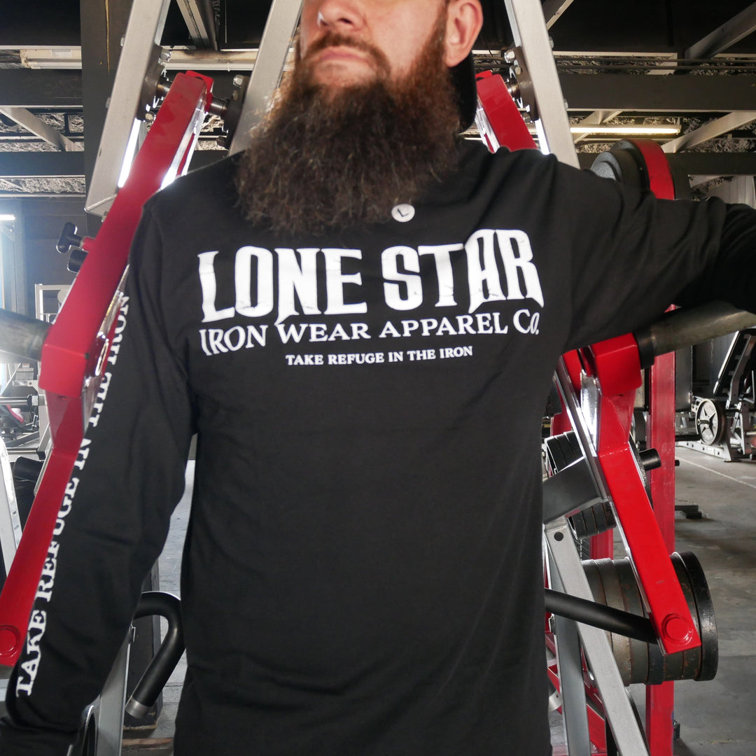 Lone Star Iron Wear variable Arched Logo Long Sleeve