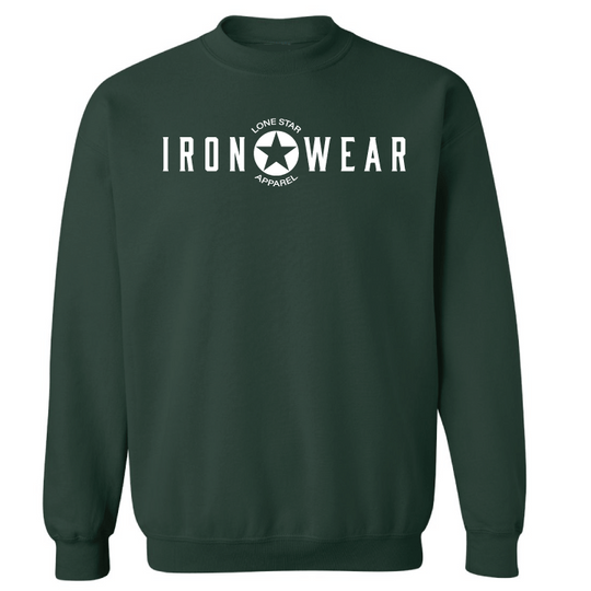 Lone Star Iron Wear variable MEDIUM / Dark Green Iron Wear Crew Sweatshirt