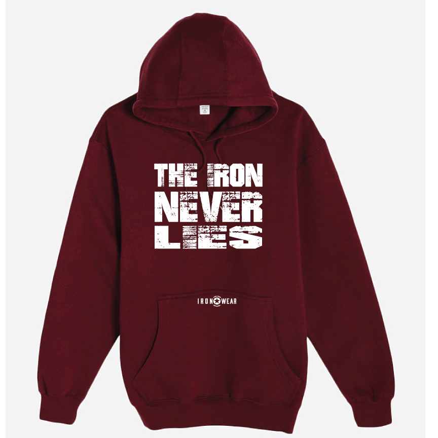 Lone Star Iron Wear variable SMALL The Iron Never Lies Chalked Hoodie
