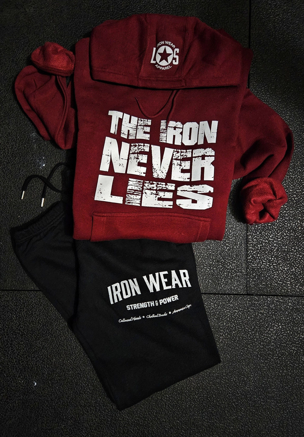 Lone Star Iron Wear variable The Iron Never Lies Chalked Hoodie